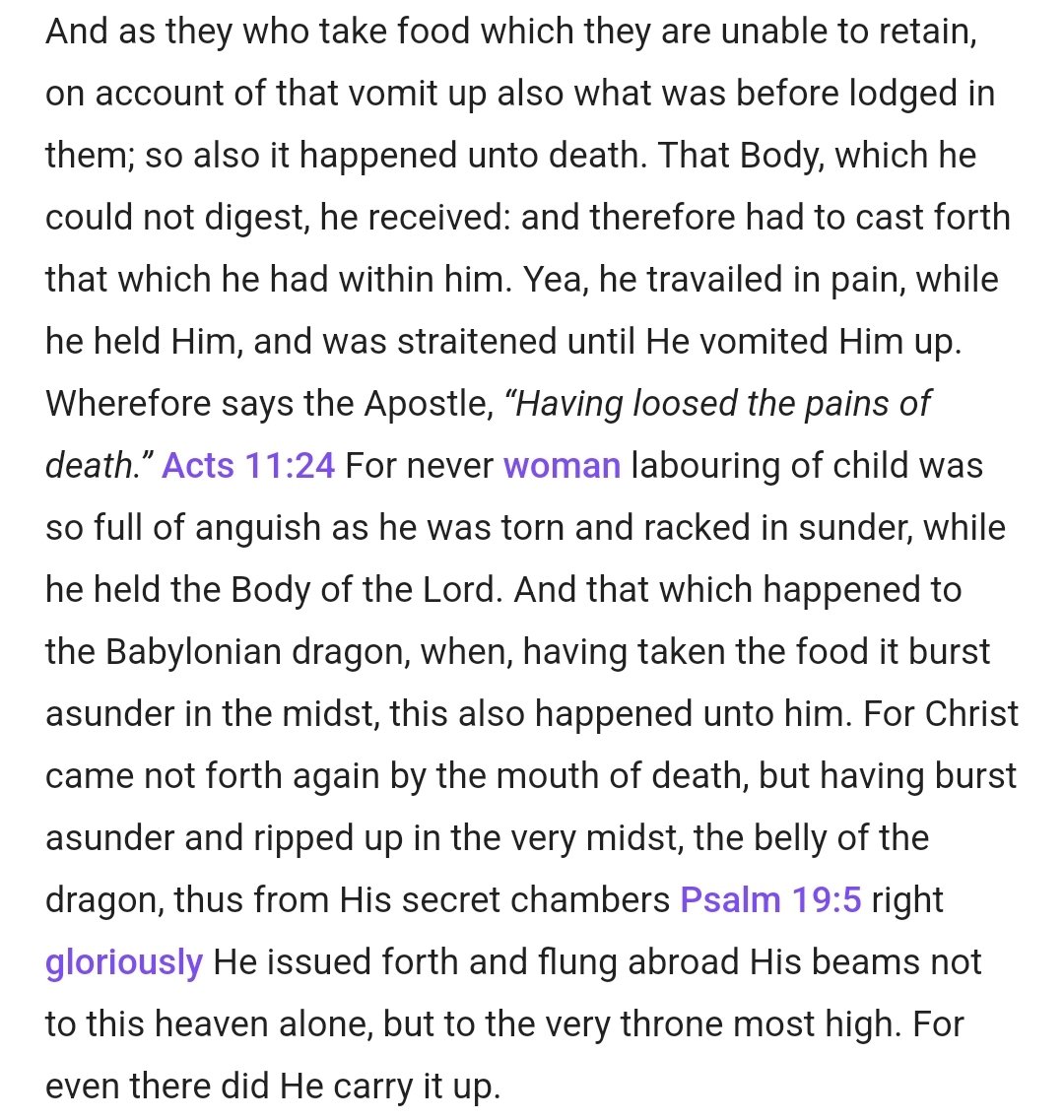 MacdonellHeight's tweet photo. @LongSchlongSil8 @Bibllustrated His conquest was in dying. As St Chrysostom says, Jesus burst from the belly of death. Showing Jesus breaking free denies this, denies the Father's will. Jesus didn't smash his Cross, he carried and died on it. https://t.co/Nfz5xEVEnv