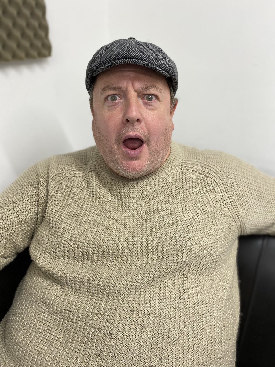 Here’s our victim, DJ Scratch before he got hit over the head with a candlestick… #DeadAir listen along live…