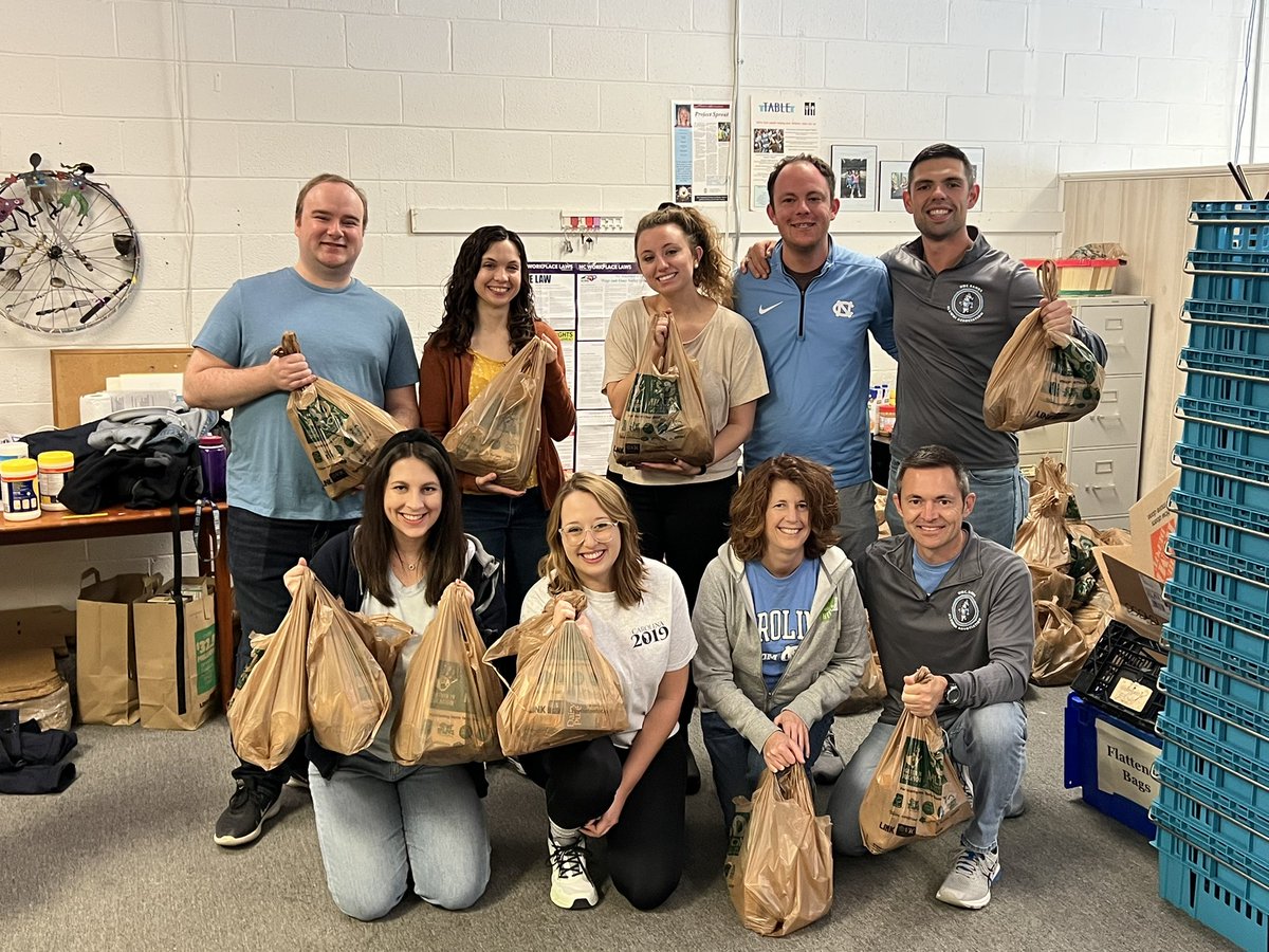 UNCBAA's tweet photo. What better way to wrap up Annual Reunion Weekend than with packing Thanksgiving meals at TABLE NC? 🫶 https://t.co/w7ejfoIL3h