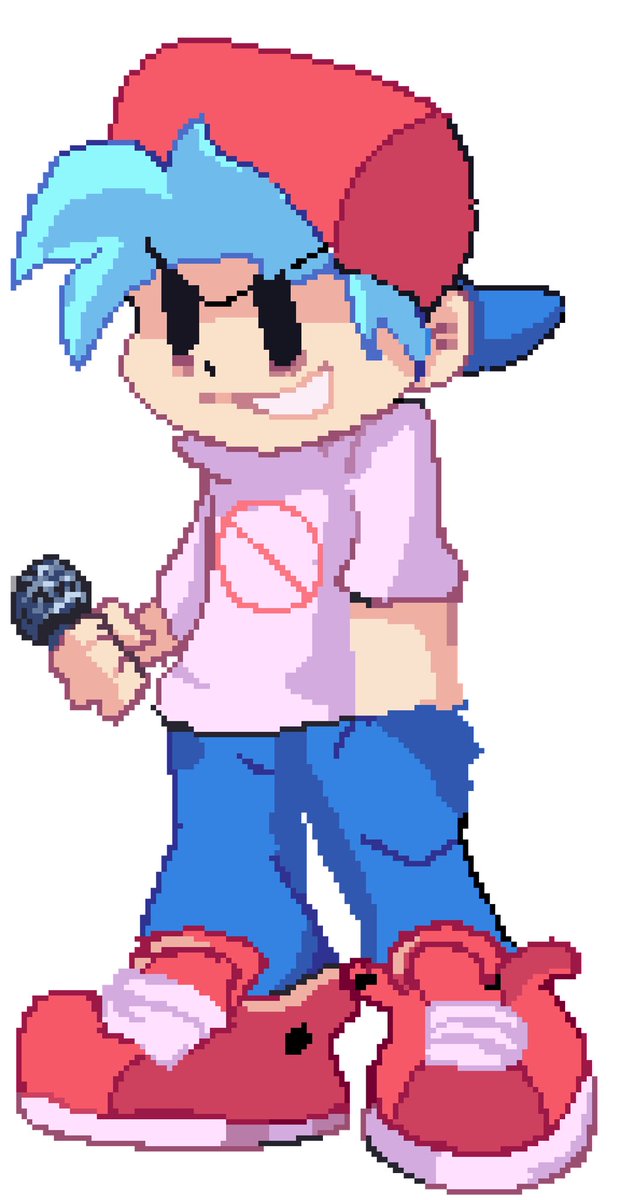 Np2354430260's tweet photo. Pixel bf (inspired by @halv_p go check him out) also Maiin cause funni #bf #fnf #FNF #pixelbf #pixelart #deez #bordem
#Girlfriendfnf https://t.co/MYbBiblttP