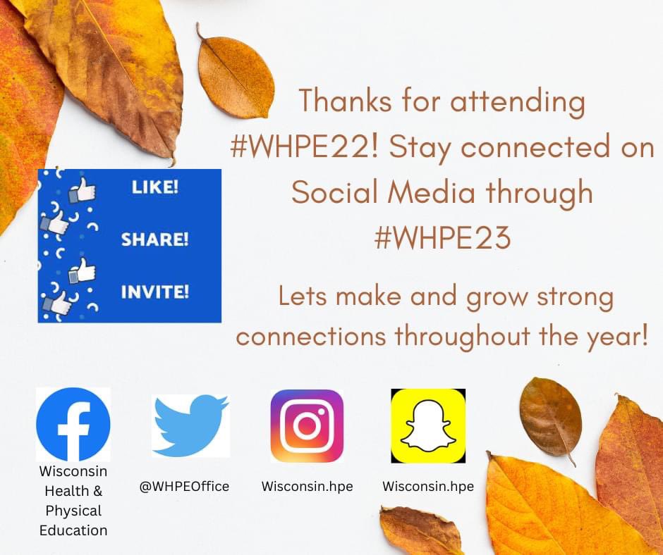 WHPEOffice's tweet photo. Thanks for joining us for the 2022 WHPE Convention #WHPE22! Lets stay connected throughout the year to cultivate the relationships we made, and to grow together all year long. Please help by liking, sharing, and inviting others to our social media sites. See you at #WHPE23! https://t.co/jOM8V8Kwbx