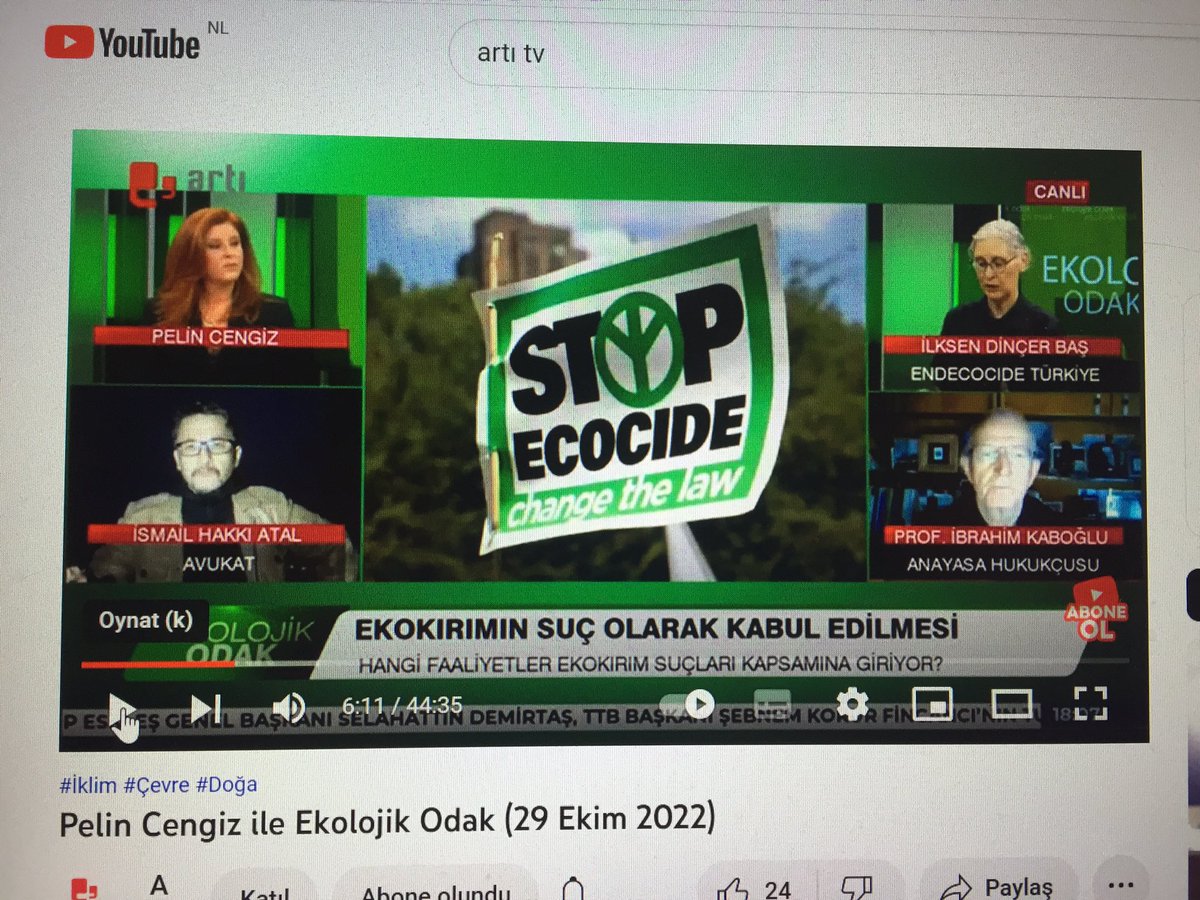 youtu.be/bPqC36Z9gHk @YouTube 3-4 Kasım, @MuzeGazhane de 1. Uluslararası Ekokırım Konferansına Davetlisiniz 🙏🏻Gelin. Başımızın üstünde yeriniz var. @iklimadaleti_k İklimAdaletiKoalisyonu YouTube sayfasına girerek bildirimlerinizi açmayı unutmayın 💐