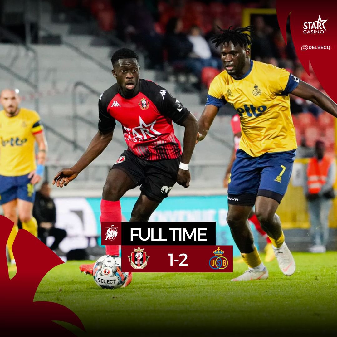 RfcSeraing167's tweet photo. 🔴⚫️ [FT] 1-2 : Fin du match. Nos Métallos y ont cru jusqu'au bout mais s'inclinent finalement à domicile face à l'Union Saint-Gilloise. 

#SERUSG https://t.co/LkgUSJhyZP