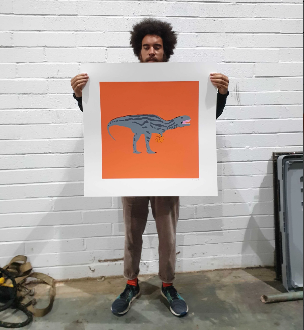 artrepublic's tweet photo. We love 'All the time in the world (and no one to play with)' by Euan Roberts - it's Sunday Funday for everyone but this poor T-Rex.

This charismatic print is an original and is currently 10% off - head to the link to get this discount now.

https://t.co/O8d8LNHO5B https://t.co/vqROILArZt