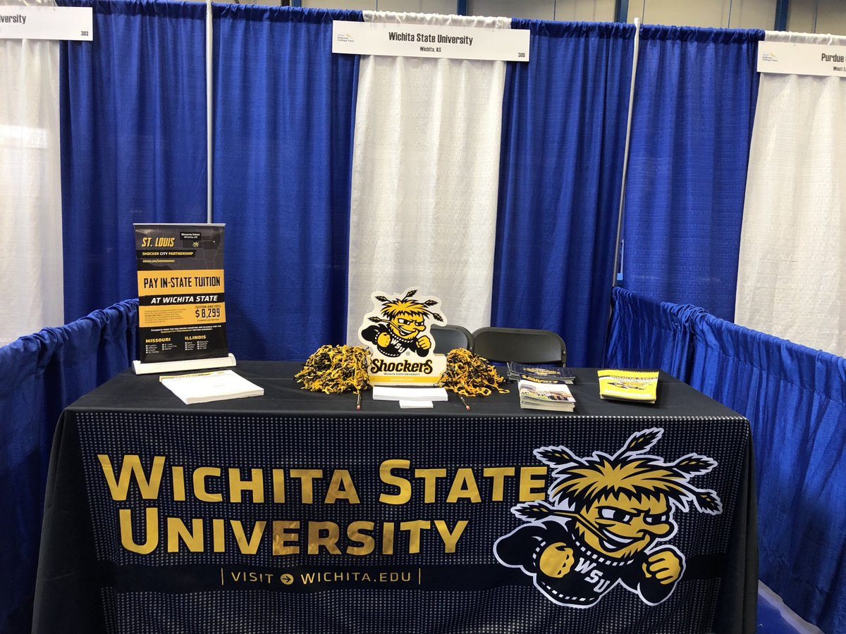 GoShocksMO's tweet image. St. Louis area students: see me 1-4 PM today at booth 305 at Simon Recreation Center on SLU campus! In-state tuition info! #wheatweet #Goshocksmo