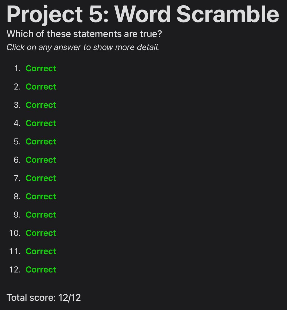 MaxSh69264556's tweet image. Day 29 of #100DaysOfSwift by @twostraws is fin. Same with wrap up and project review.

“every great developer you know got there by solving problems they were unqualified to solve until they actually did it.”
#Swift #programmingeducation #hackingwithswift #100DaysOfCode #UIKit