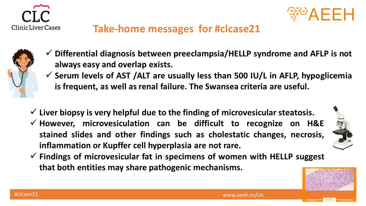 Here the take-home messages which explain why #clcase21 was not so straigthforward. Be ready for tomorrow #clcase22 #livermonday at cliniclivercases.com