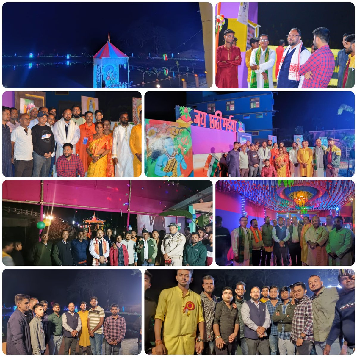 BimalBorah119's tweet photo. Chhath is a festival which is all about purity, devotion and offering prayer to Sun God

Blessed to offer obeisance to Chhathi Maiya on the auspicious occasion of #ChhathPuja celebrations organised by Sri Sri Juria Aai Than, Bamunbari, Churatonibam at Tingkhong, today. https://t.co/XIC9VuZdnP