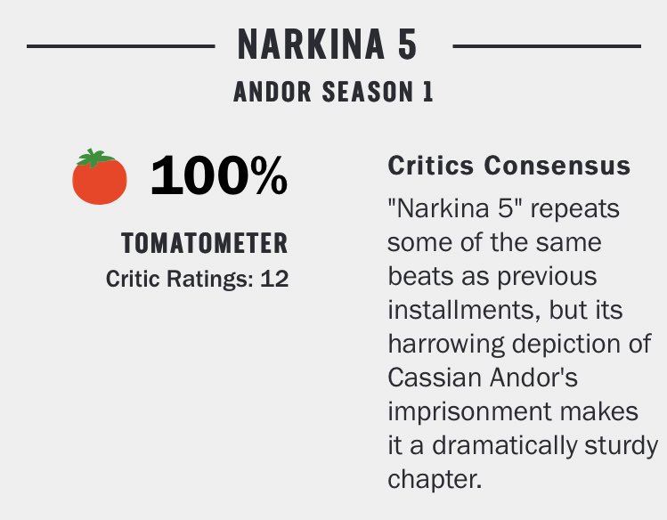 Andor - Rotten Tomatoes