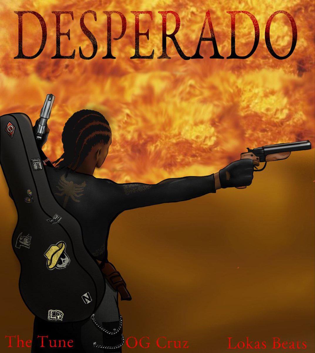 Wait on Desperado 🎶 Fam💥

With beat by <a href="/Tonylokas/">Anthony Kay Lokas</a> , Mixed and mastered by @chicruzofficial
Vocals by <a href="/TheTune01/">D'Tune</a> ,
Art by <a href="/AguilaRenzer/">Rkill (arkielharts.near)</a>
this Piece has its inspiration from the Mexican movie, DESPERADO.
🇲🇽 🇳🇬. <a href="/beatdaonear/">BeatDAO</a> <a href="/spirityut/">SPIRITYUT DAO</a>
<a href="/nxmlive/">NxM (🎵,🎵)</a> <a href="/HypeDAO/">HypeDAO</a>
#NEARnft #NEARProtocol 🚀🌑.