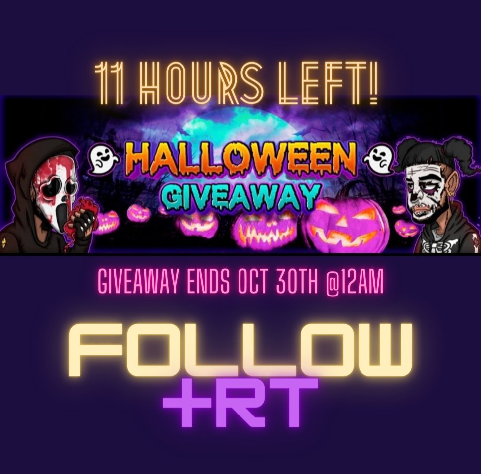 Tdotwasteman's tweet photo. ☢ 🎃 Reminder of the Free Halloween Giveaways for you waste yutesssssss 

♻️ RT &amp; FOLLOW ♻️

#NFTCommunity #NFTGiveway #Giveaways #NFTs #ETH https://t.co/wMwhZ7ViLj