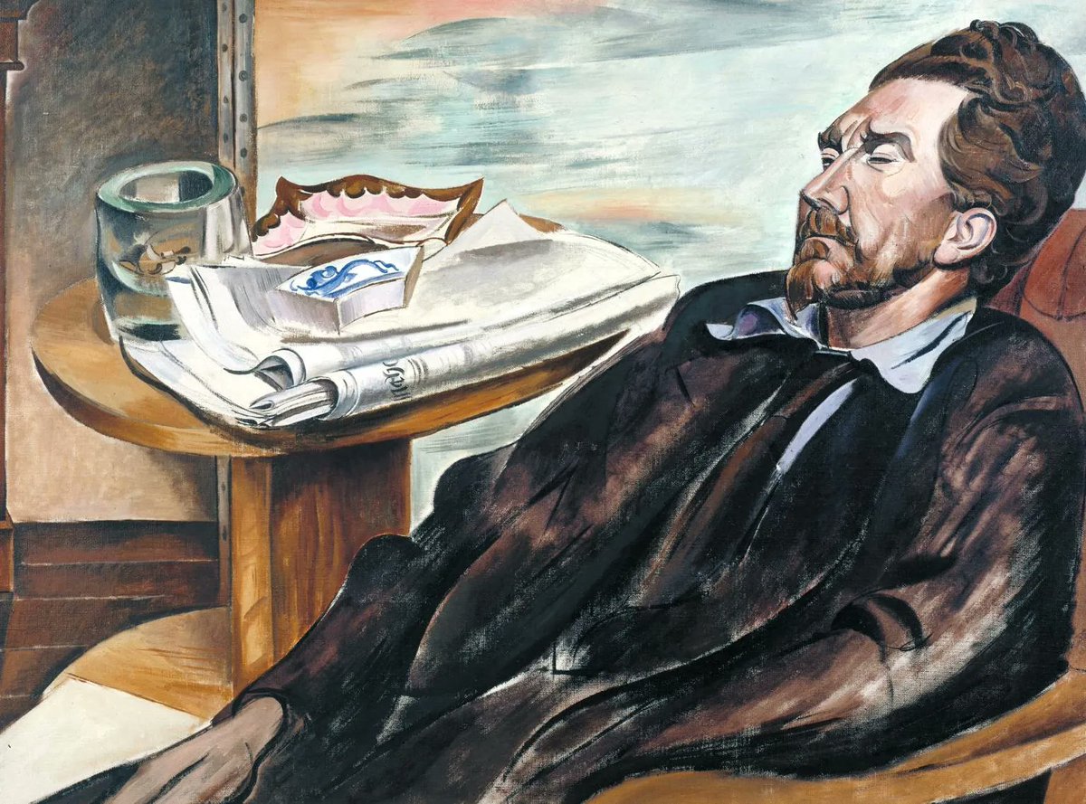 Ezra Pound by Wyndham Lewis