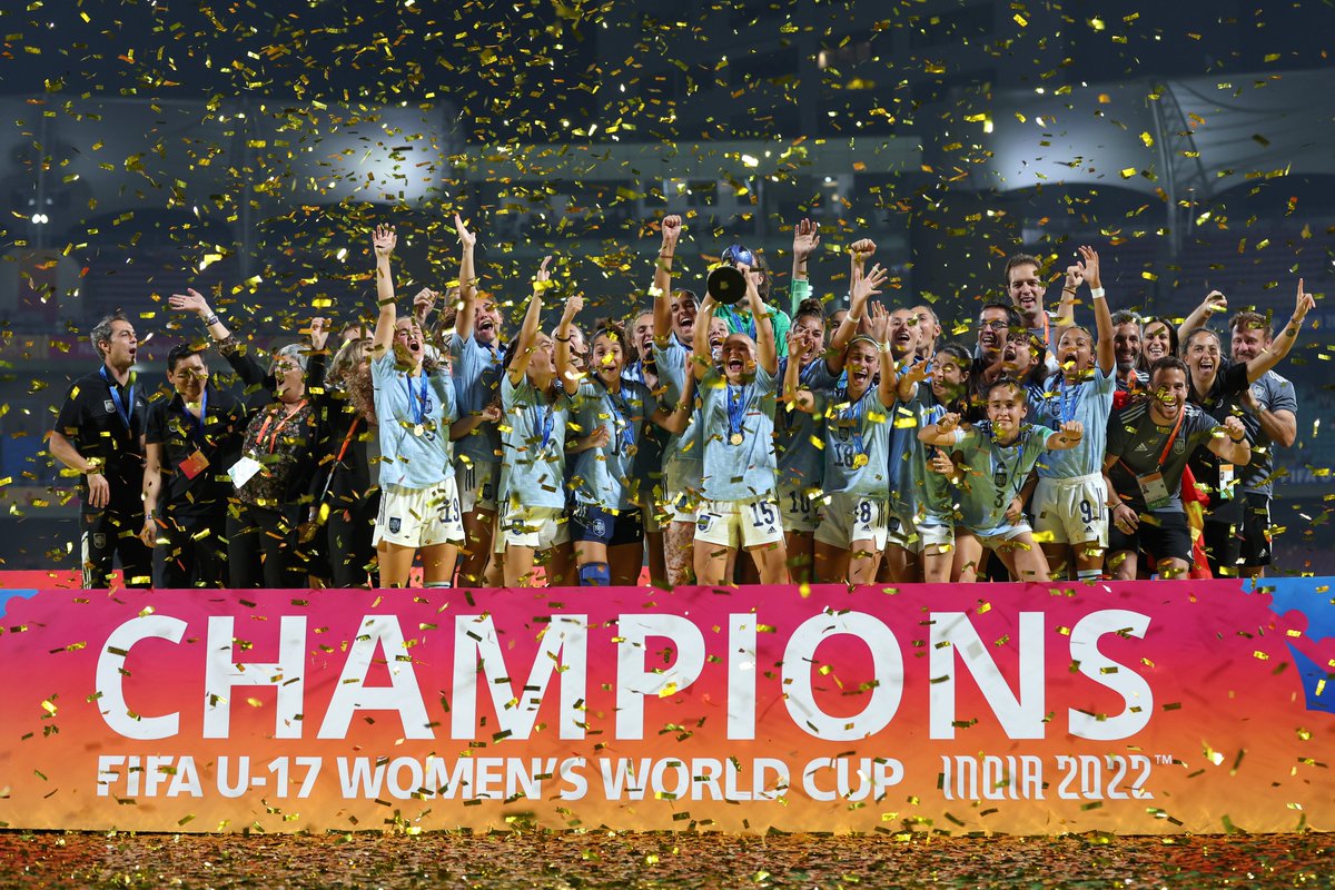 ¡Campeones del mundo! 🏆

#U17WWC | #KickOffTheDream
