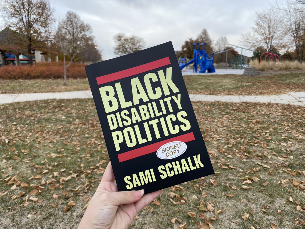 @DrSamiSchalk @RoomofOnesOwn @dsbltpridemsn Got my copy of #BlackDisabilityPolitics in the mail today!! Thanks @RoomofOnesOwn -that was so quick!