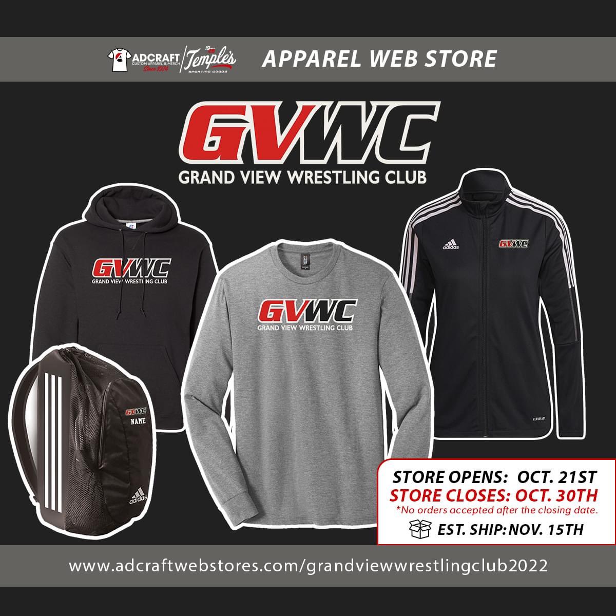 LAST DAY 🚨 LAST DAY  🚨 
..order your GVWC gear! 

adcraftwebstores.com/grandviewwrest…