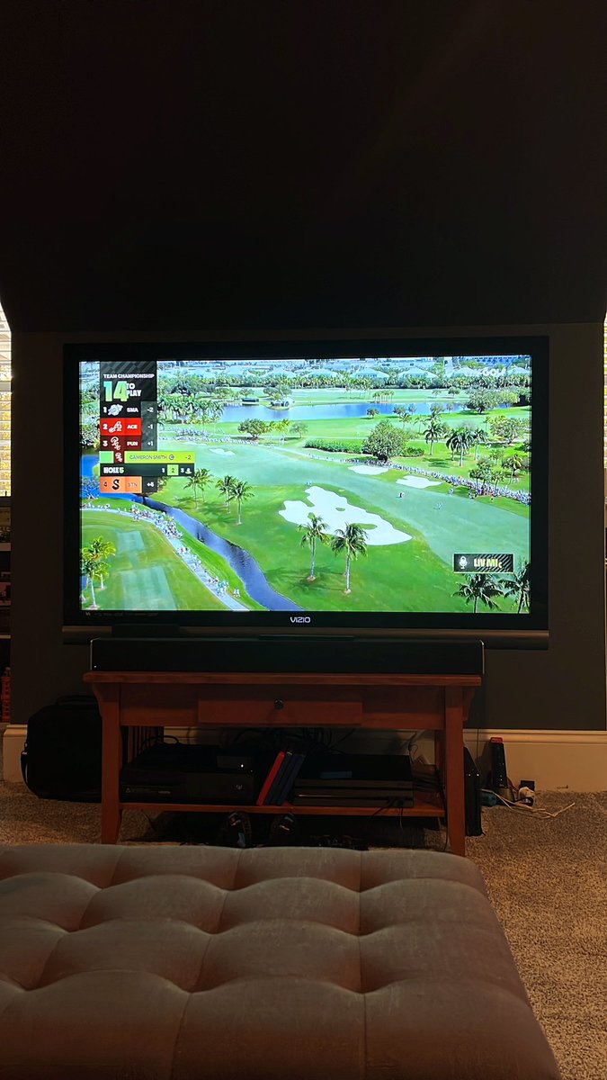 Trying to stay present knowing that after today my #livgolfbroadcast fix will be hibernating for a spell. I’m going to miss this end to end excitement! … and <a href="/Fehertwit/">David Feherty</a> #LIVGolfMiami