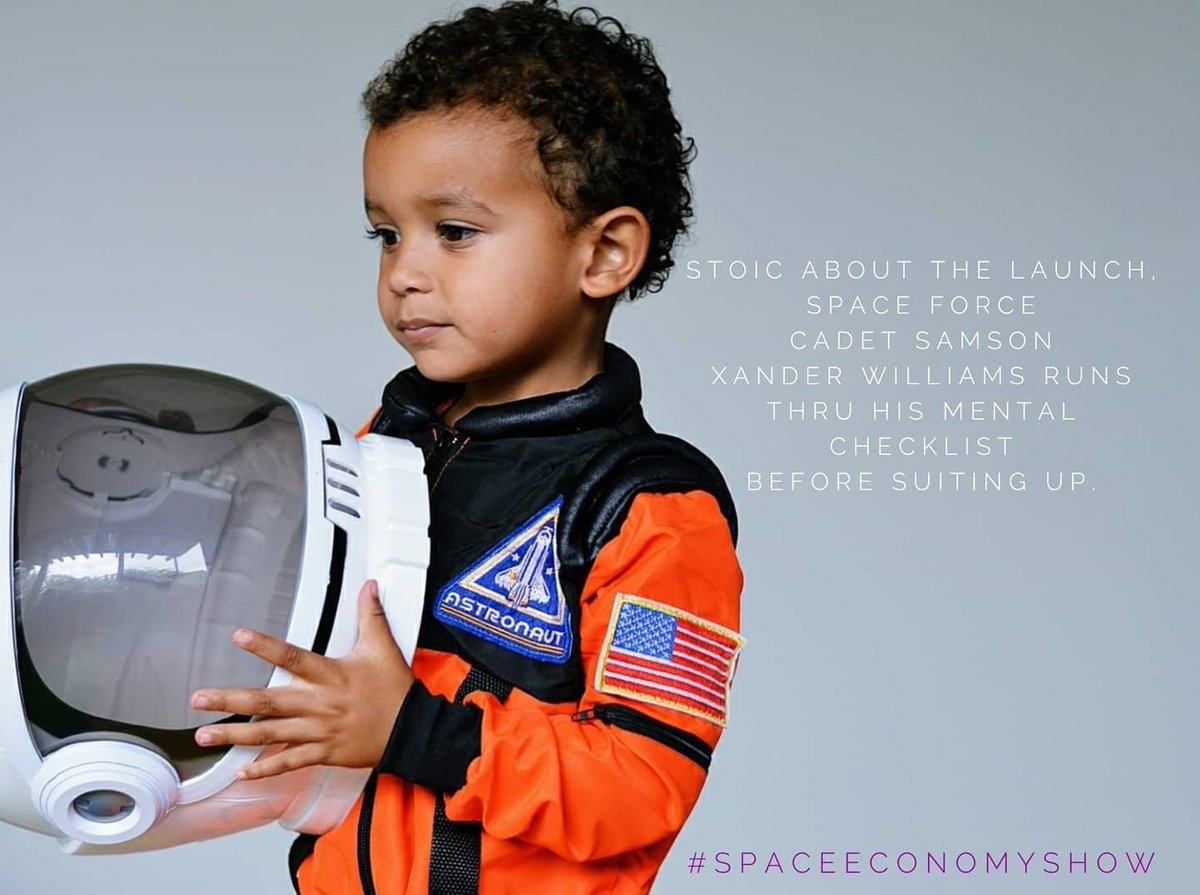 TheSpaceEconomy's tweet photo. Also @ussfcc Mar's first commander, Commander Xander (#AdmiralAmelia's little brother) is no less excited about leading Generation Alpha in @SpaceForceDoD in the 2040s too.
For them Space Force is a family affair.
#CommanderXander https://t.co/XnB0kYrQjy