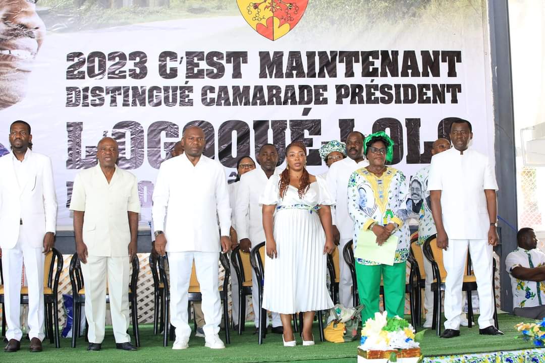 LongaNanette's tweet photo. Rentrée Politique de la Province de l'Ogooué-Lolo.

 Le Camarade SG @NzeghoDieko, a ouvert  samedi 29 octobre 2022, les travaux de la Rentrée politique dans la province logovéene dont je suis MBP. Heureuse d'avoir pris part à cette grande messe de notre formation politique. https://t.co/i2ZmCBQX7a
