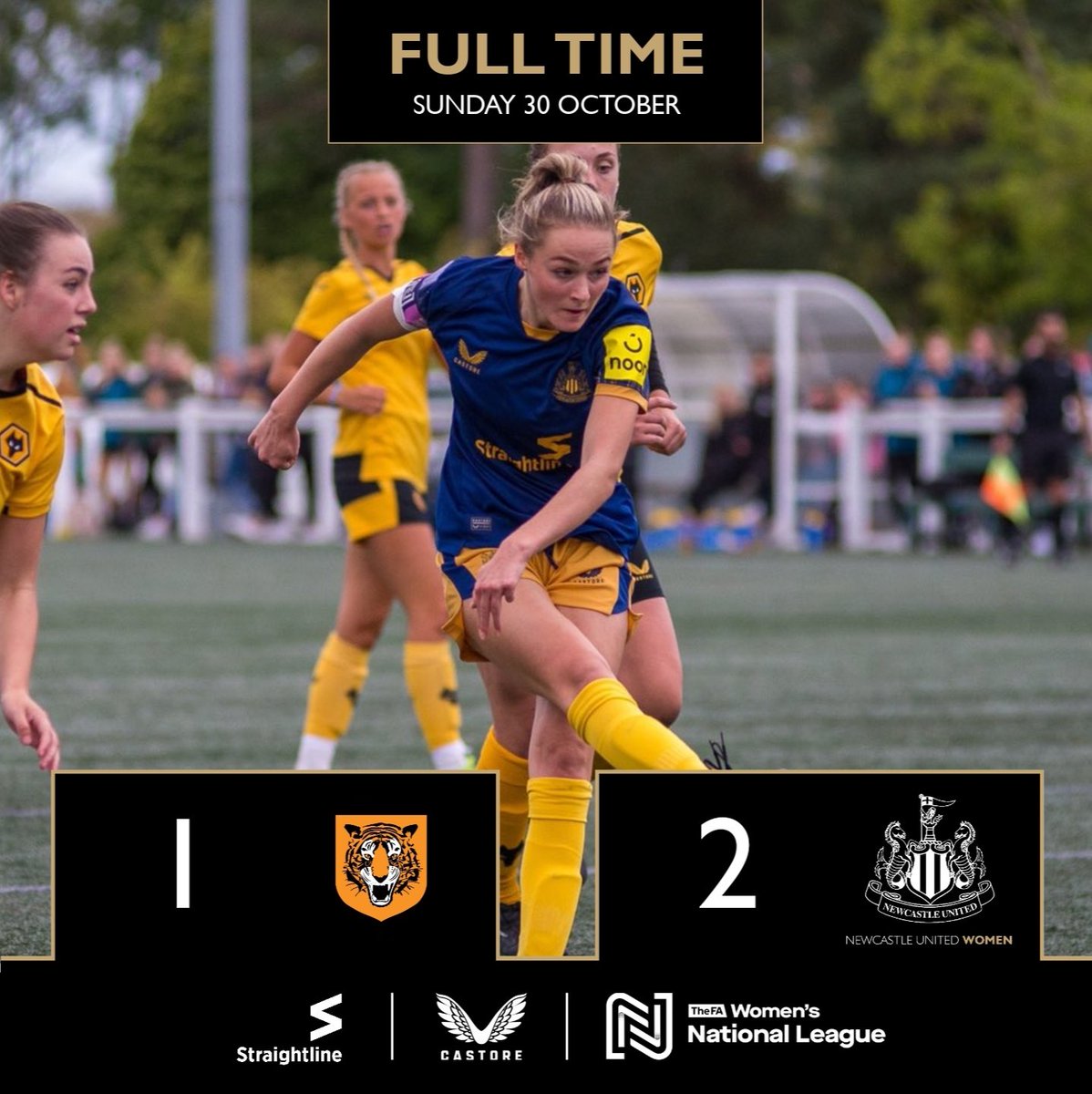 👏 It's another double winning weekend for the Lady Mags, as goals from Olivia Bennett and Ebonie Knox saw the development team take three points at Hull City!

#NUFCWomen ⚫⚪