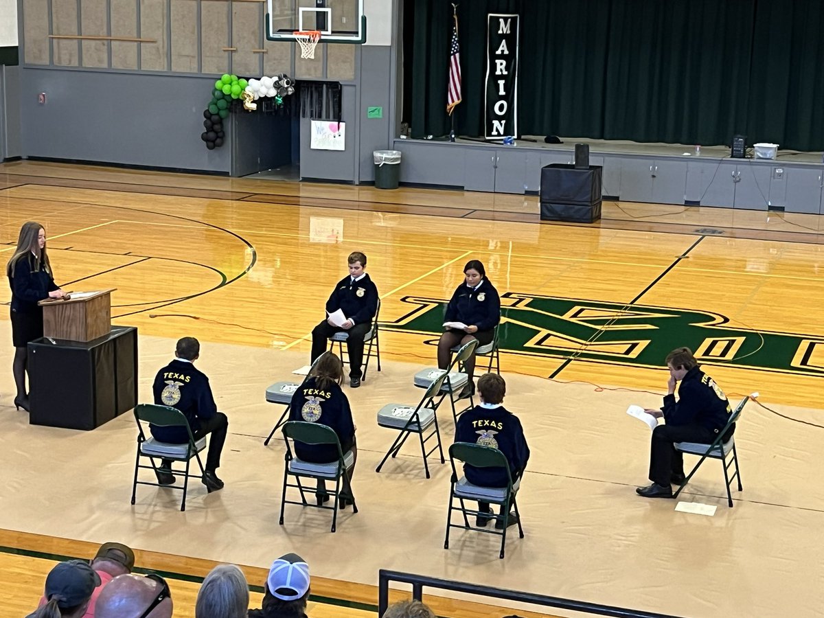 Our Marion HS FFA teams practice for their competitions this year! #marionisdtopdogs