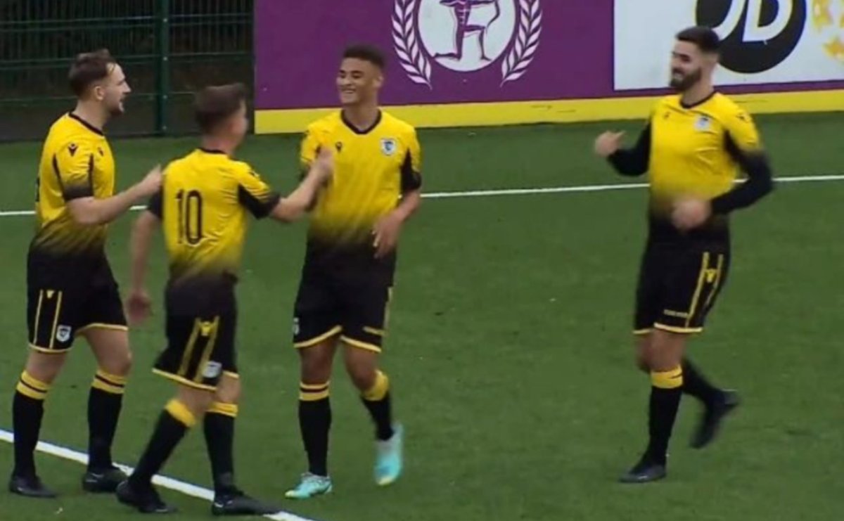 TheLFCAcademy's tweet photo. Fidel O'Rouke netted a brace off the bench for Caernafon Town as they claimed a 3-0 victory against Cardiff Met in the Welsh Premier League Yesterday Afternoon.

Goals no. 5&amp;6 for the 20 year old 🔥 #LFC https://t.co/grFwwpUNeb
