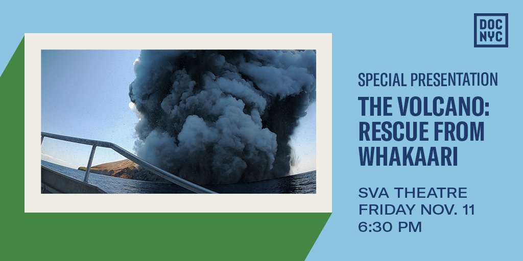 A riveting retelling of the survivors and rescuers from the 2019 New Zealand White Island volcano disaster. See the NYC Premiere of THE VOLCANO: RESCUE FROM WHAKAARI on 11/11 at SVA Theatre. Join Director @roryekennedy for a post-screening Q&A. 2022.docnyc.net/TheVolcano
