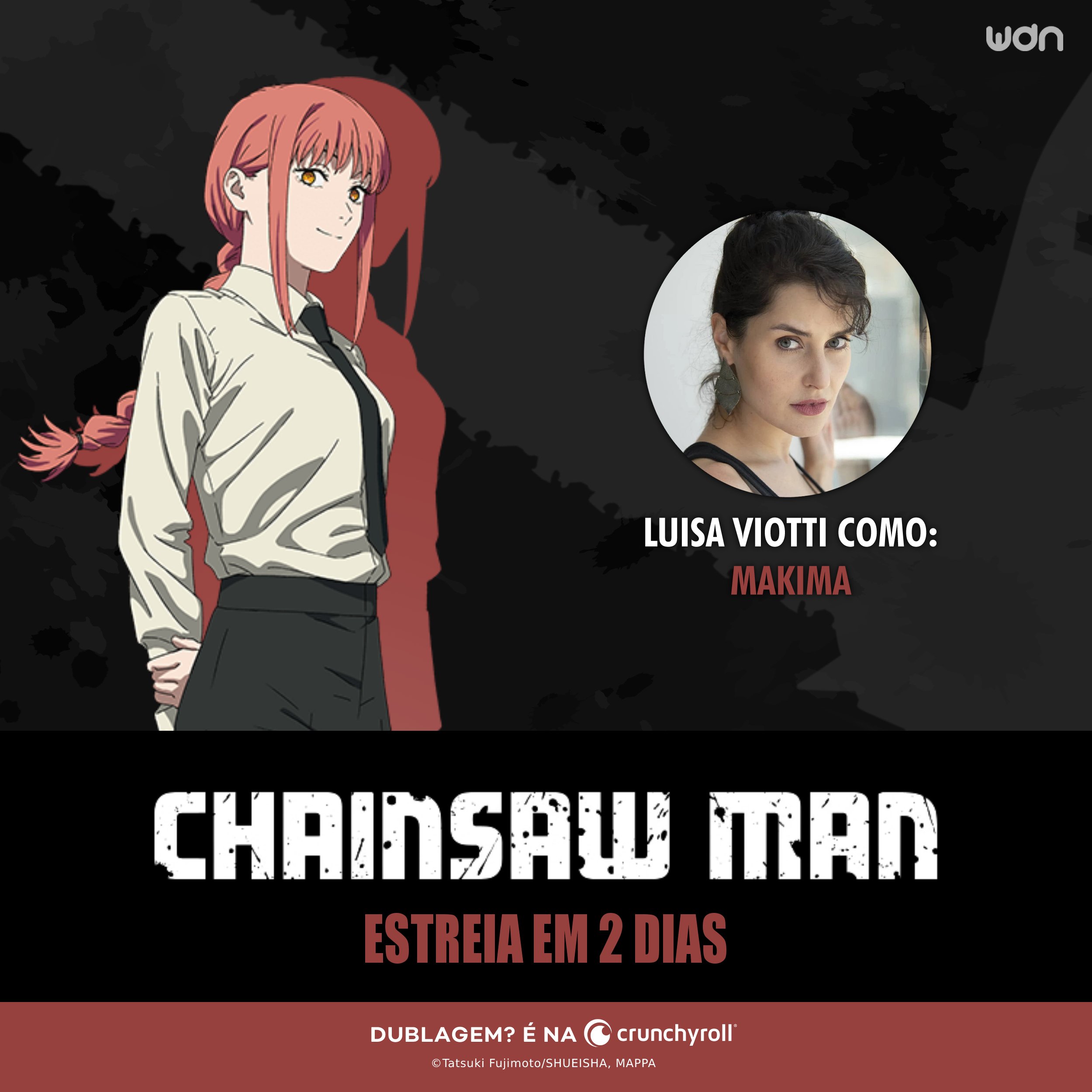 ENTREVISTA: Luísa Viotti, a voz brasileira de Makima em Chainsaw Man -  Crunchyroll Notícias