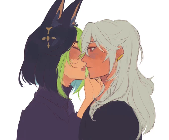 kiss#GenshinImpact #原神 #tighnari #cyno #cynonari 