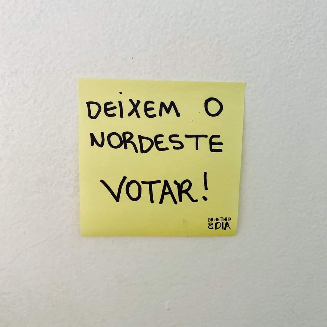 #deixaonordestinovotar