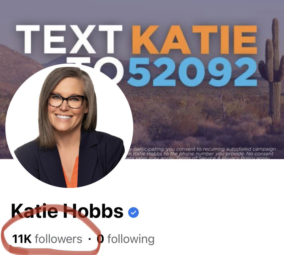 Shirley_Hooker1's tweet photo. No way in hell @katiehobbs is more popular. @KariLake for the next Arizona Governor! #KariLake #RedWave #keeparizonared https://t.co/0fKChSLqKe