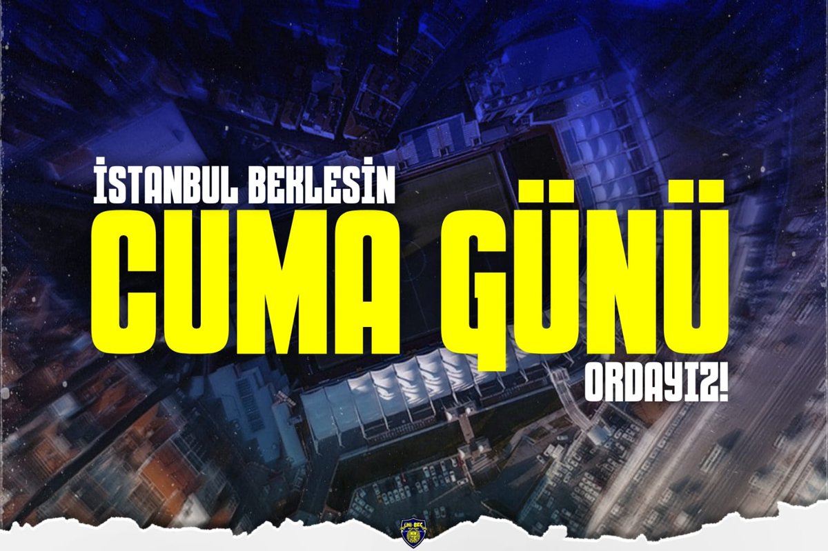 İSTANBUL BEKLESİN CUMA GÜNÜ ORDAYIZ!
#ünibeç