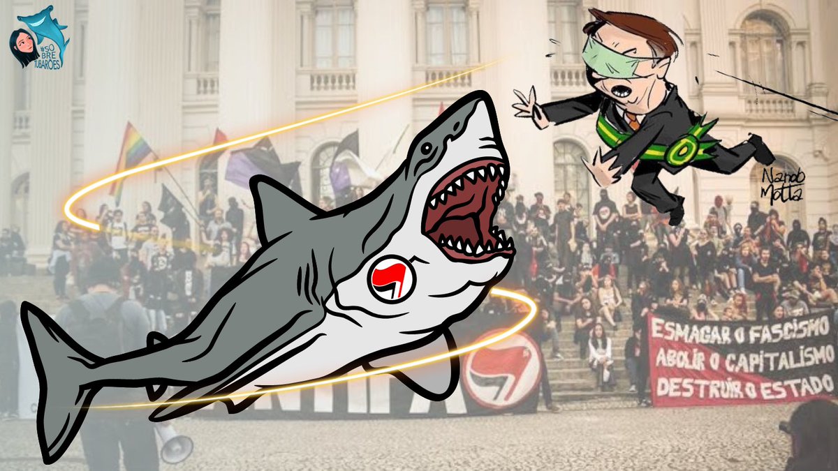 tuba antifascista passando na timeline  pra falar pra vocês votarem conscientemente 🙏🏻🦈🏴🚩

(📸: b*ls*nar* artista Nando Motta)