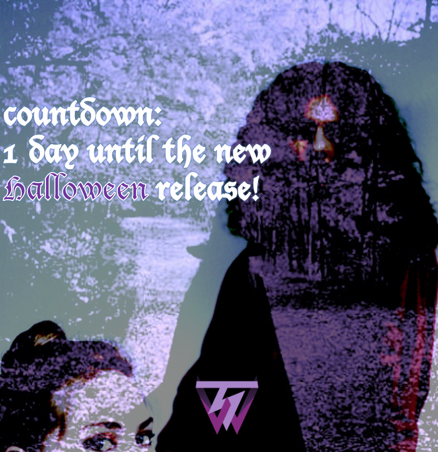 TurboWitchBand's tweet photo. countdown: 1 day until the new Halloween release! 

#turbowitch #ターボ魔女 #release #surprise #rockband #japan #halloween #merlin #morrigan #samhain #ハロウィン https://t.co/BSYmKyHO53