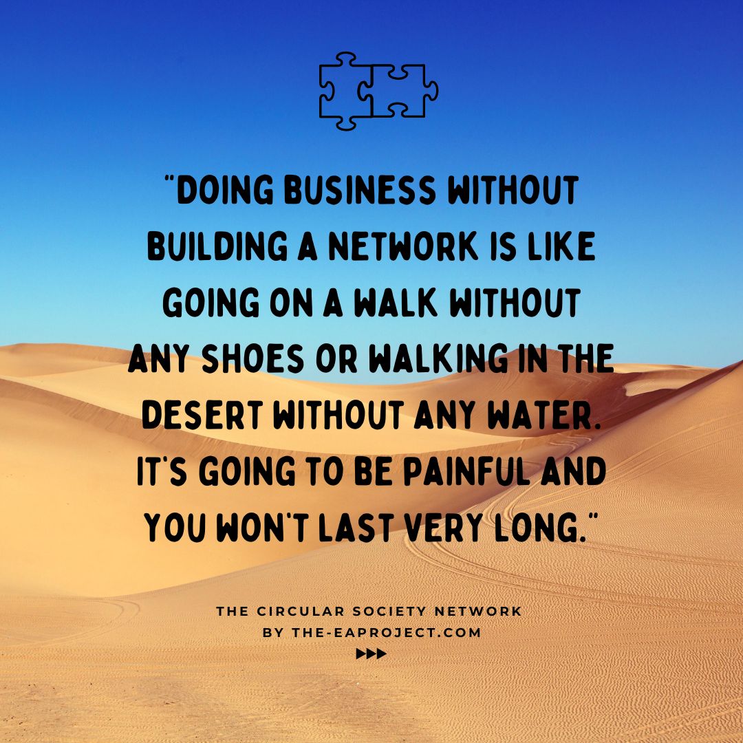 theeaproject's tweet photo. If you are too self centered in business, you will be very lonely.

Business is about PEOPLE. And economics are about money circulating, not about taking from people and businesses without investing in our society and economics yourself. 

#business #ClimateCrisis #networking https://t.co/NPGKkYOERZ
