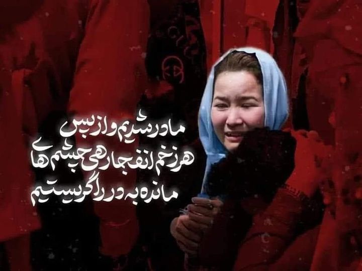 ZahraJafari1378's tweet photo. این زن کیست که شوهرش را در همزنگ دخترش را در موعد و پسرش را که آخرین فرد خانواده وی بود در مکتب عبدالرحیم شهید از دست داده اس #StopHazaraGenocide https://t.co/OXY5CmTzle