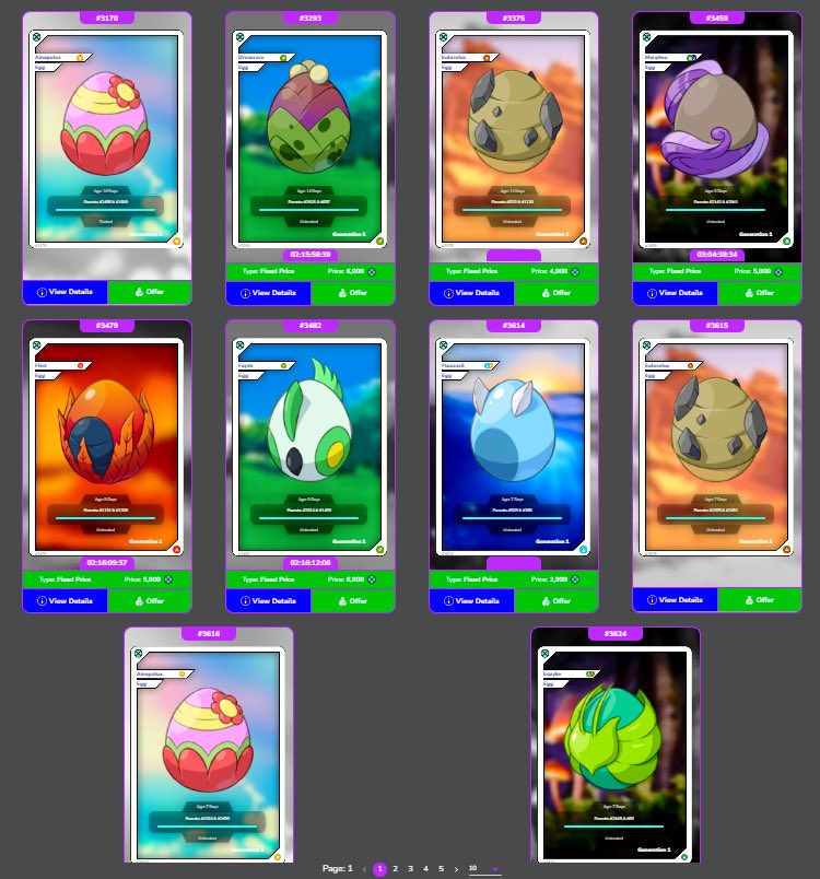 Lots of Gen1 Eggs have had their visuals updated🔥

Have you bought yours from  Marketplace Miguel yet?!👀

beta.evoverses.com

#GameFi #NFTCommunity #Avax🔺