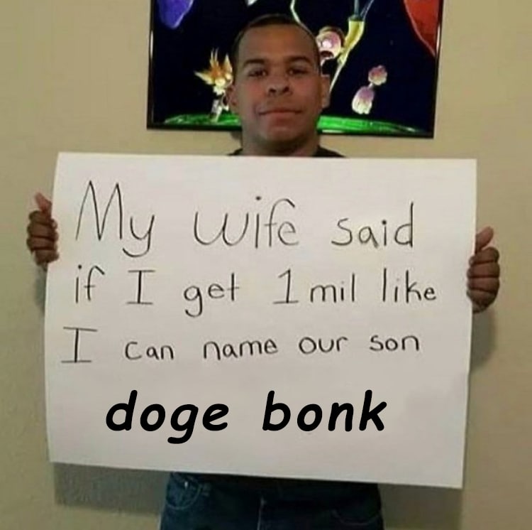 The answer to your problems could be $LUNC, $DOGE, $SHIB - maybe $BTC, $ETH. Sadly,  you're probably stuck watching and waiting!

Well, if that sounds shitty, might I suggest #bonking with $DOBO?

The real endgains are the friends we make along the way.