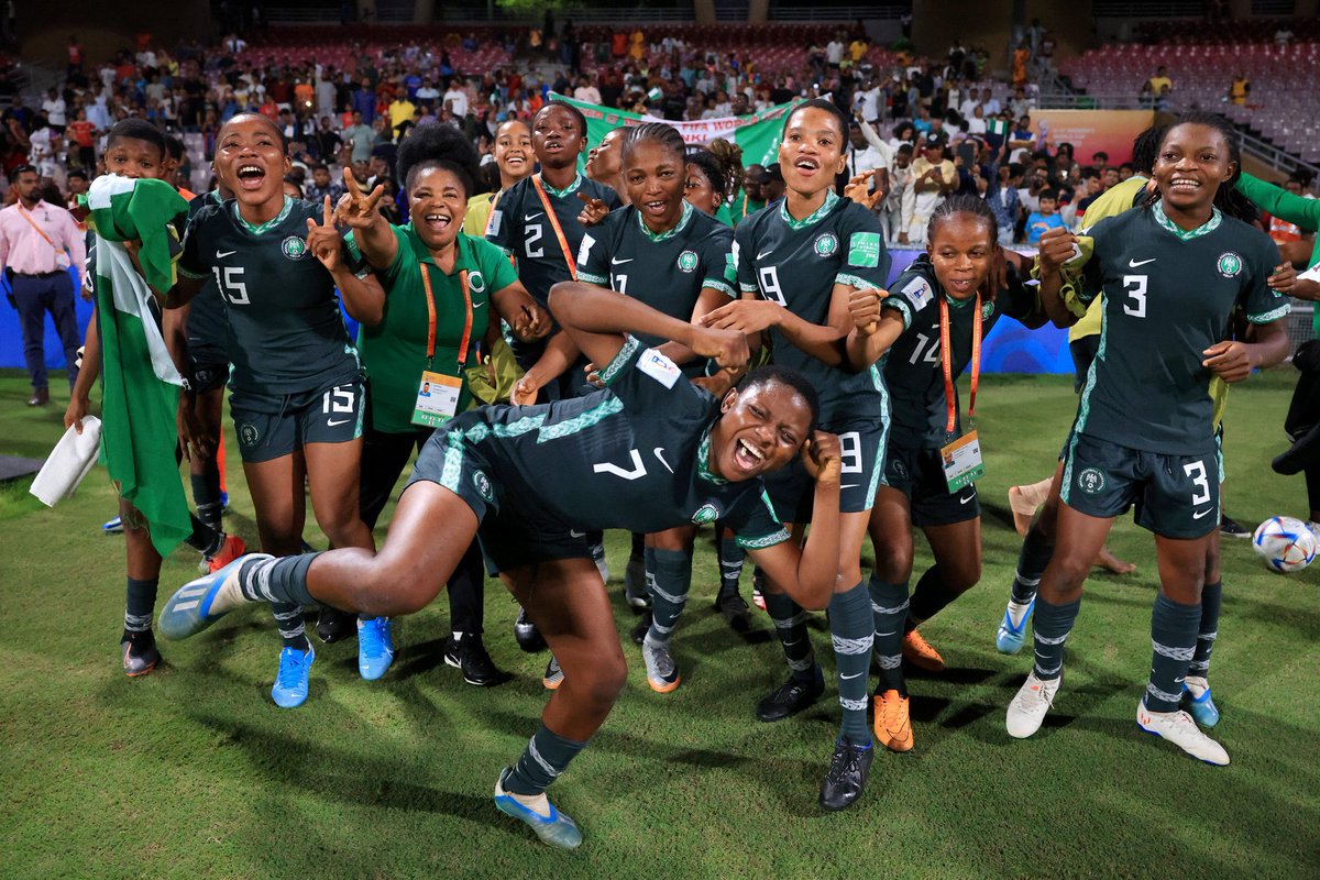 Congratulations to 🇳🇬Nigeria U17 women's team for their 🥉 place finish at the Under17 Women's World Cup.
#U17WWC #SoarFlamingos
#shegoalfoundation #beagirlwithgoals