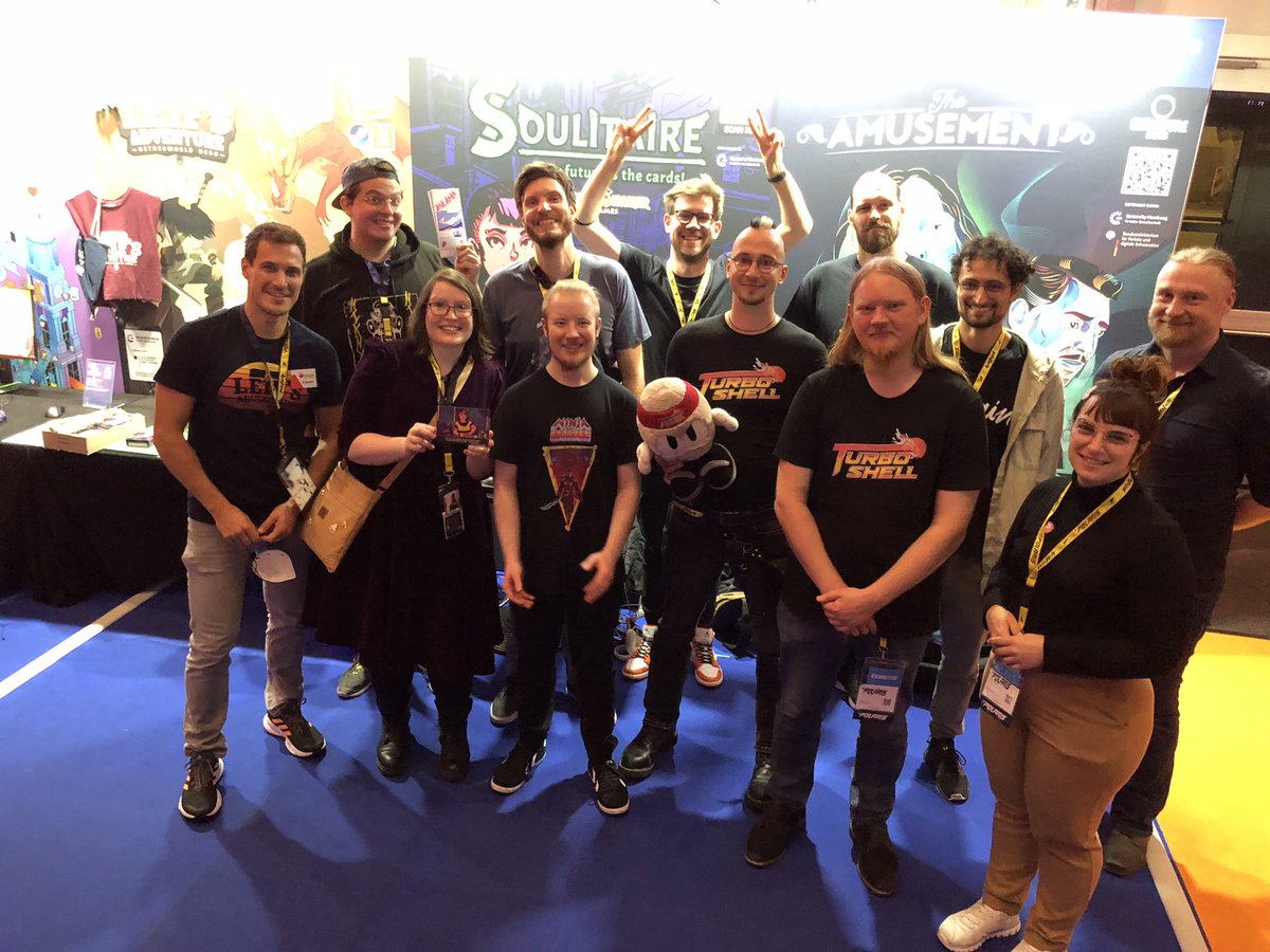 Gamecity Hamburg (@gamecityhamburg) on Twitter photo And it’s a wrap! Thank you so much for being part of our amazing #PolarisCon experience! Thanks to our Hamburg teams, see you soon! You are the best!
#gamecityhamburg
@radioactvdreams <a href="/ImpawsibleG/">Impawsible Games 👺Ninja Brigade - OUT ON STEAM👺</a> <a href="/onemanonmars/">OneManOnMars</a> <a href="/Beardshaker/">Beardshaker Games - Wishlist Bee Welcome! 🐝</a> <a href="/curvaturegames/">Curvature Games</a>
<a href="/_PLAYfestival/">PLAY - Creative Gaming Festival</a> <a href="/PolarisCon_/">POLARIS Convention</a> And it’s a wrap! Thank you so much for being part of our amazing #PolarisCon experience! Thanks to our Hamburg teams, see you soon! You are the best!
#gamecityhamburg
@radioactvdreams <a href="/ImpawsibleG/">Impawsible Games 👺Ninja Brigade - OUT ON STEAM👺</a> <a href="/onemanonmars/">OneManOnMars</a> <a href="/Beardshaker/">Beardshaker Games - Wishlist Bee Welcome! 🐝</a> <a href="/curvaturegames/">Curvature Games</a>
<a href="/_PLAYfestival/">PLAY - Creative Gaming Festival</a> <a href="/PolarisCon_/">POLARIS Convention</a>