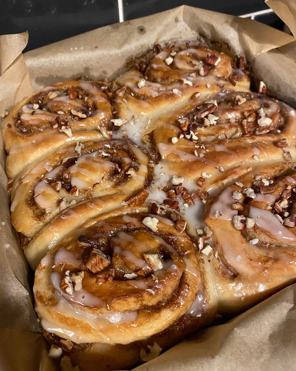 MySistersKitCIC's tweet photo. It’s been a recipe development kind of day today - testing out recipes for our Mindful Baking workshops. 

Salted caramel and pecan swirls…and they’re VEGAN 🌱 too!! #vegan #veganrecipe #purchasewithpurpose #sunderland #sunderlandfoodies #mindfulbaking https://t.co/vqNR0gngte