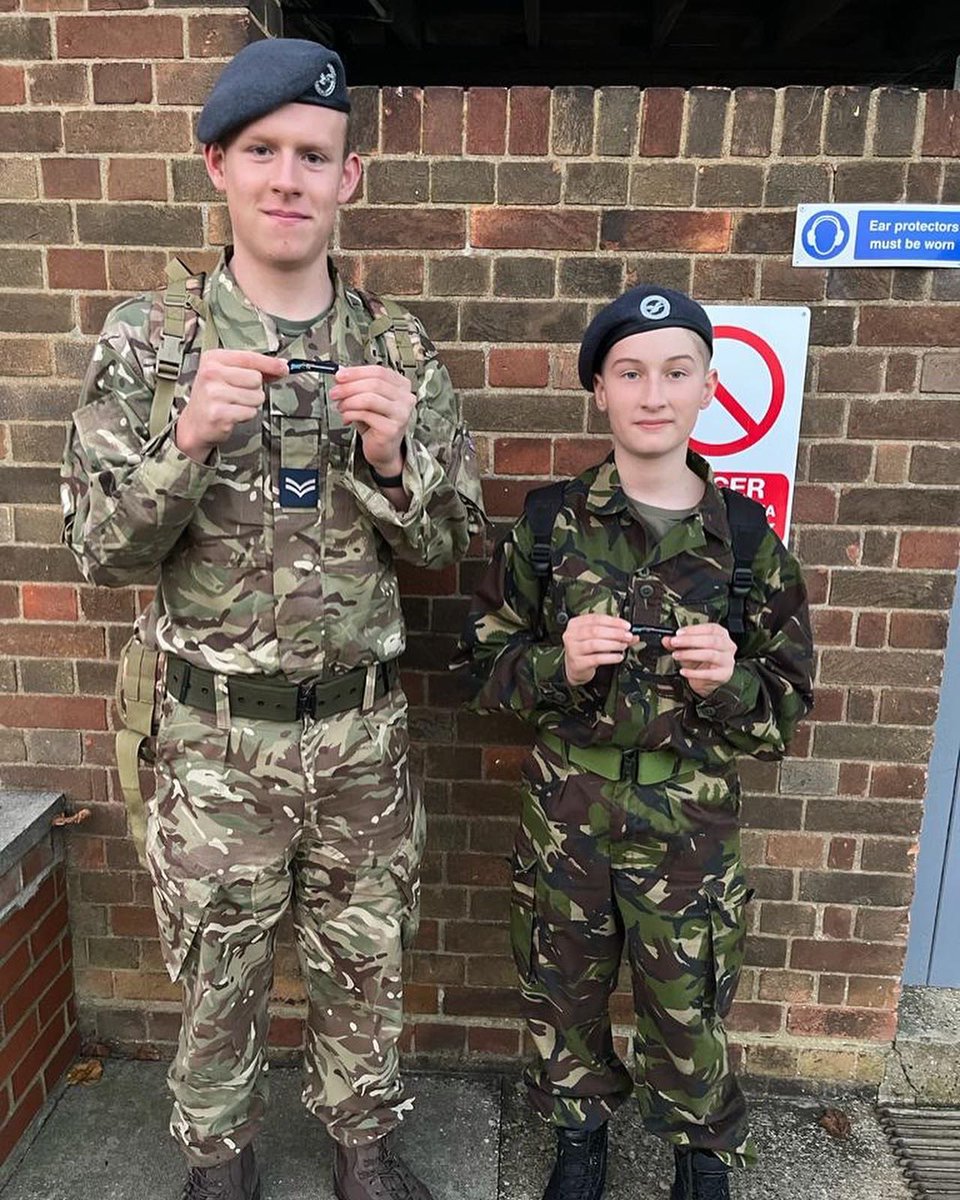 1279 (Melton Mowbray) Squadron Air Cadets (@1279sqnatc) on Twitter photo Really proud of Cdt Clark and Cpl Burrows achieving their Bronze Trained Shot badges today as part of the <a href="/SEMidsWgRAFAC/">South & East Midlands Wing Air Cadets</a> L144 Wing Shoot. Thanks also to Flt Lt Utting for supporting the day as well as the rest of the range staff for making it happen! #team1279 Really proud of Cdt Clark and Cpl Burrows achieving their Bronze Trained Shot badges today as part of the <a href="/SEMidsWgRAFAC/">South & East Midlands Wing Air Cadets</a> L144 Wing Shoot. Thanks also to Flt Lt Utting for supporting the day as well as the rest of the range staff for making it happen! #team1279