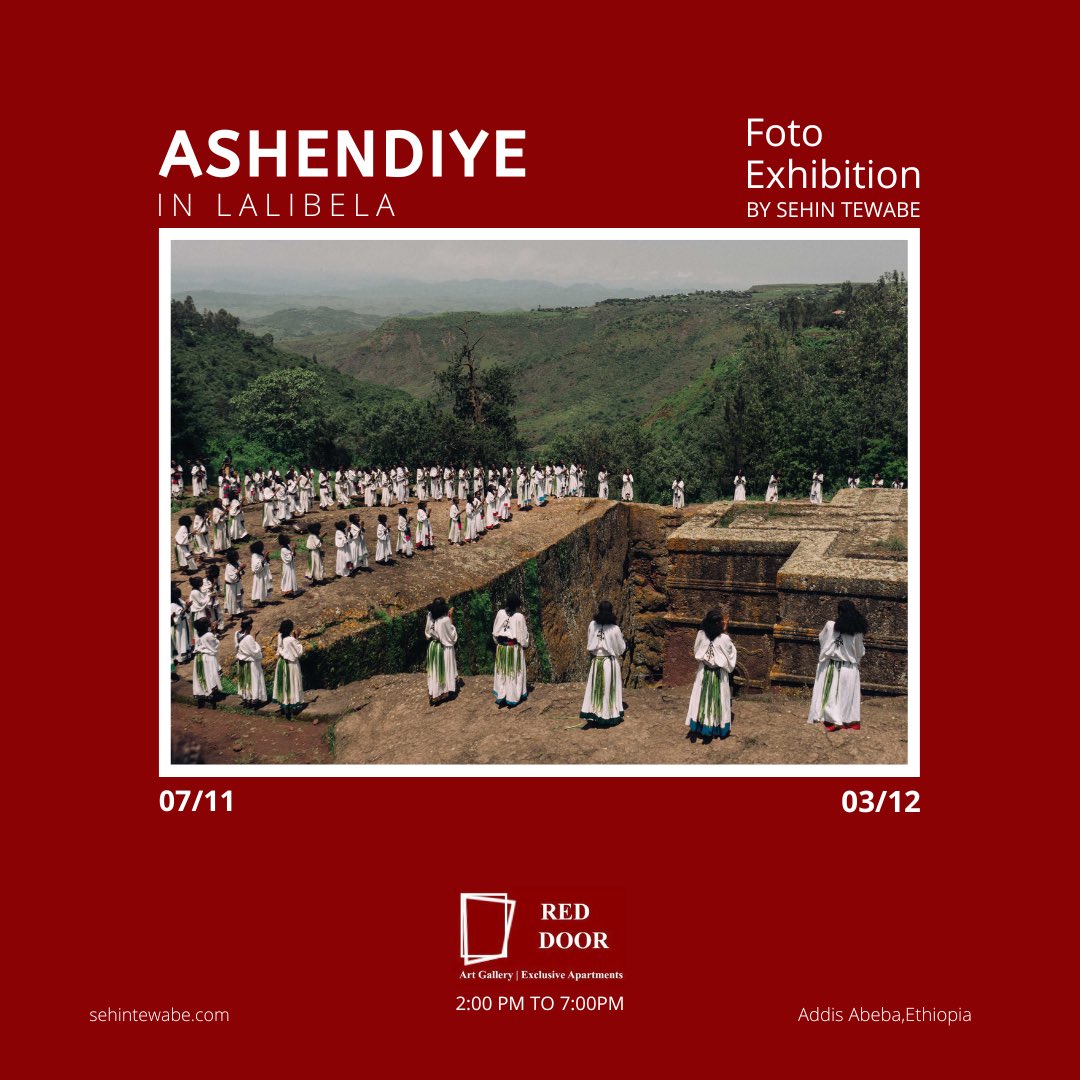Im pleased to announce my first ever Solo exhibition. Join me on Monday November 07 at the Red Door Gallery for i will be showcasing a project series named “Ashendiye In Lalibela“ , this specific 
project hits home for me and I’m proud of it.