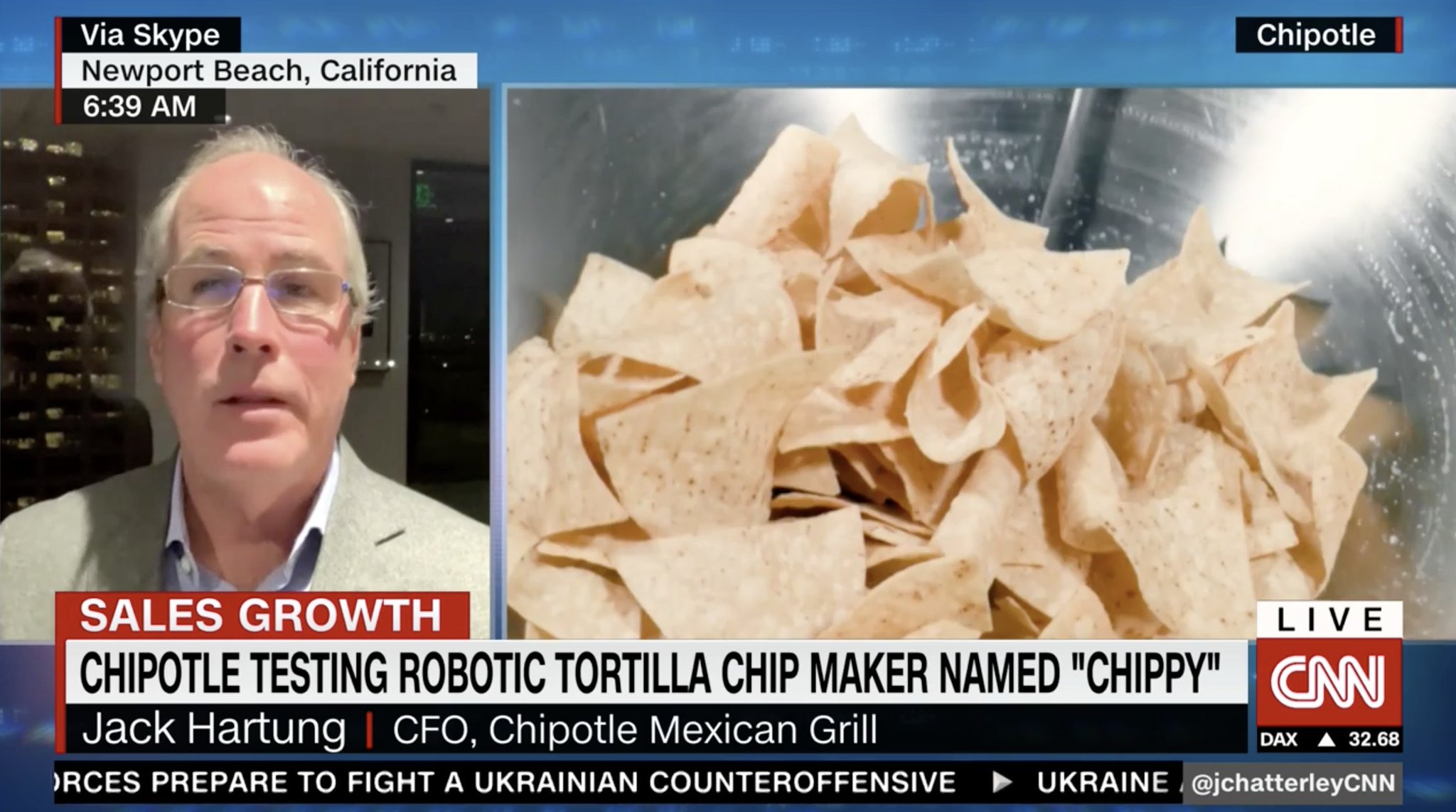 CNN on Twitter "Chipotle is testing a robotic tortilla chip maker