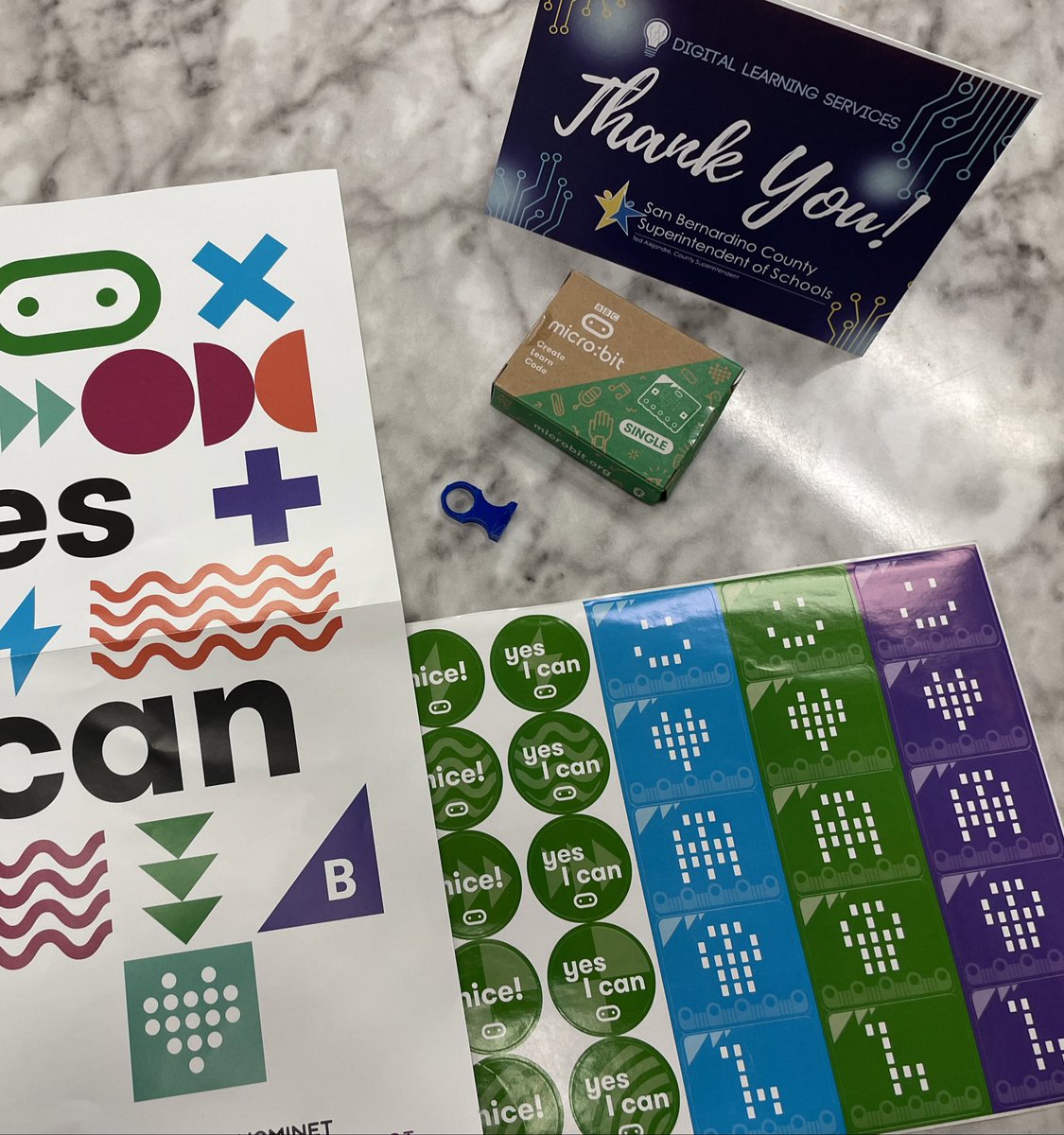 MrRojas14's tweet photo. What a great surprise from @SBCountySchools! Also, I just love how talented the members of our #MicrobitPLN are. Thank you @TeacherCoats for making and sharing this JST connector puller with us! https://t.co/xWp0c97U7w