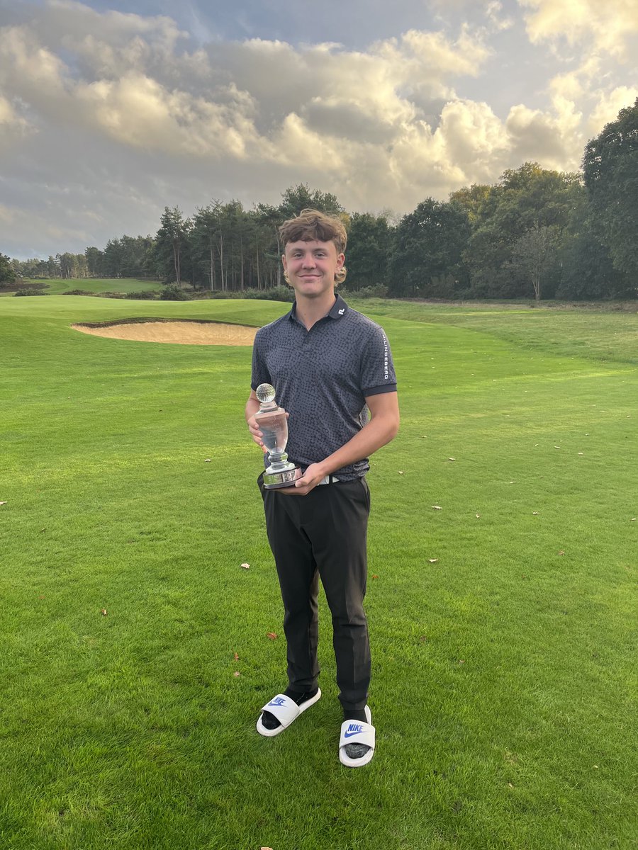 Congratulations to Oscar Lent ( Walton Heath ) who came through a very tough match against Freddy Dortmans ( Sunningdale ) at Hankley common this afternoon to win the Surrey U18 scratch knockout title  2&amp;1 . A great way to finish the season