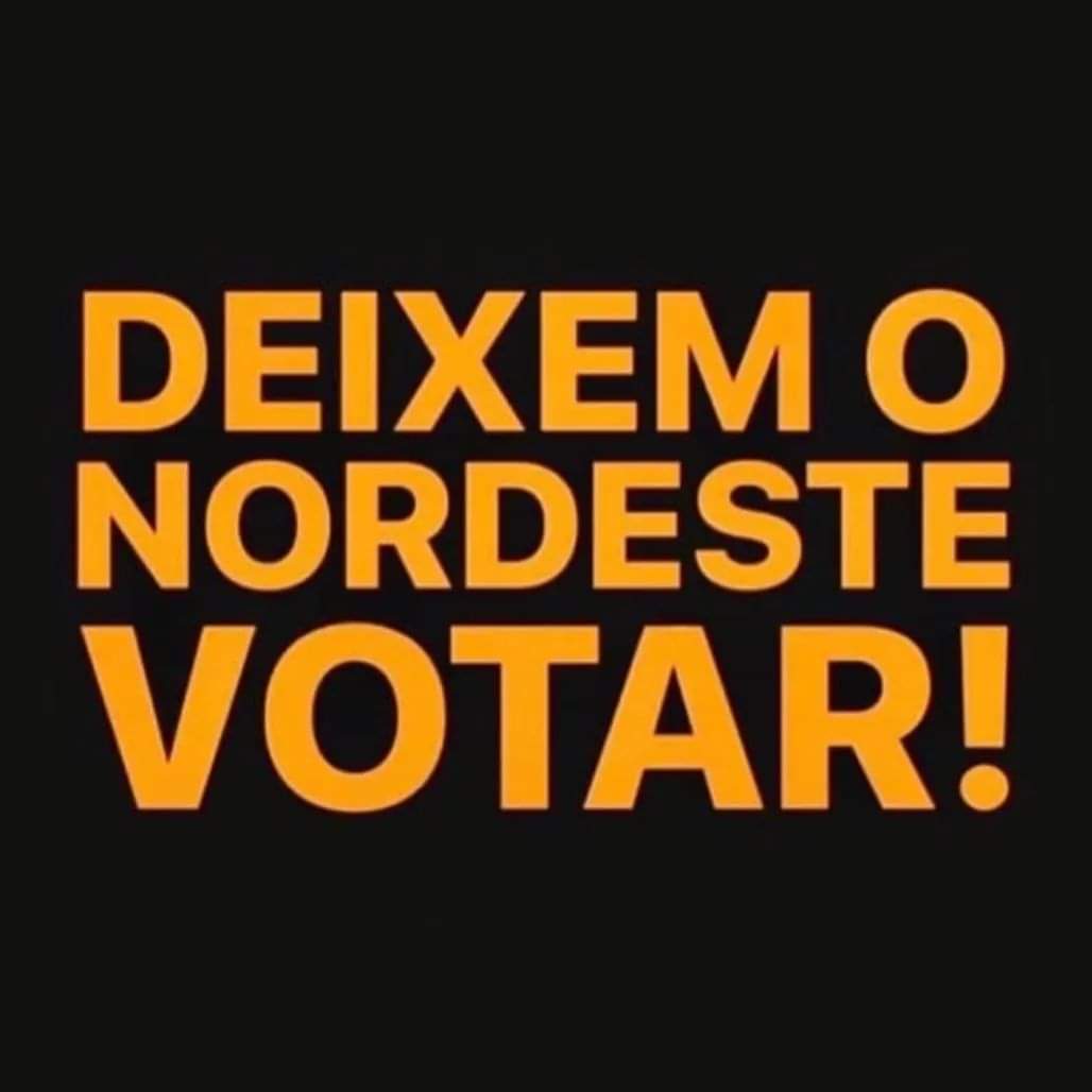 guilhermesa021's tweet photo. #deixemoNordestevotar https://t.co/w8Fb6SiETx