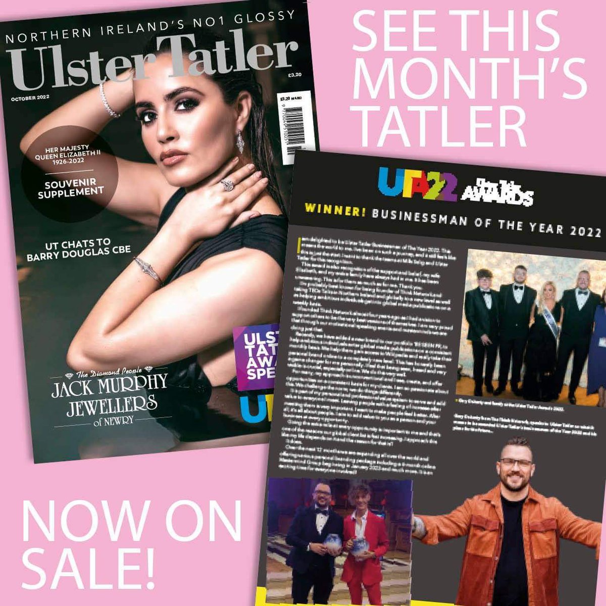 Last chance to get to your local shop and get a copy of the @ulstertatlermag and make me screensaver on your phone . Go go go …😄 #success