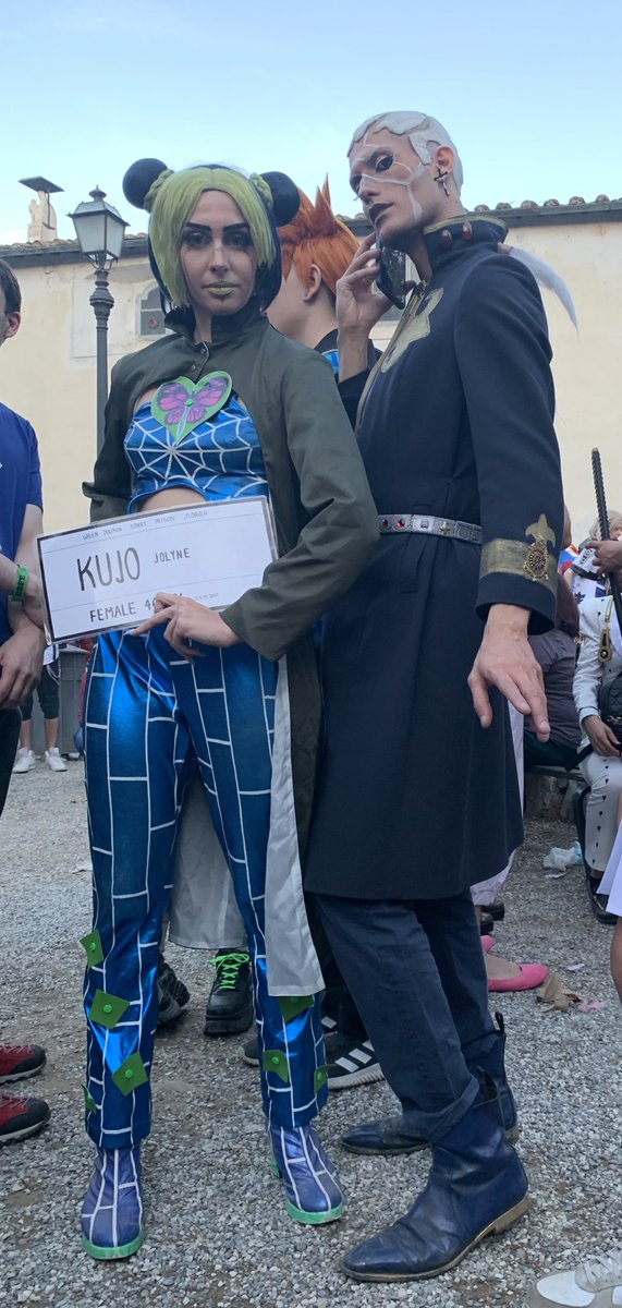 raga appello disperato per ritrovare chi sono Jolyne e Padre Pucci queer gang del Lucca Comics 🥹#luccacomics2022