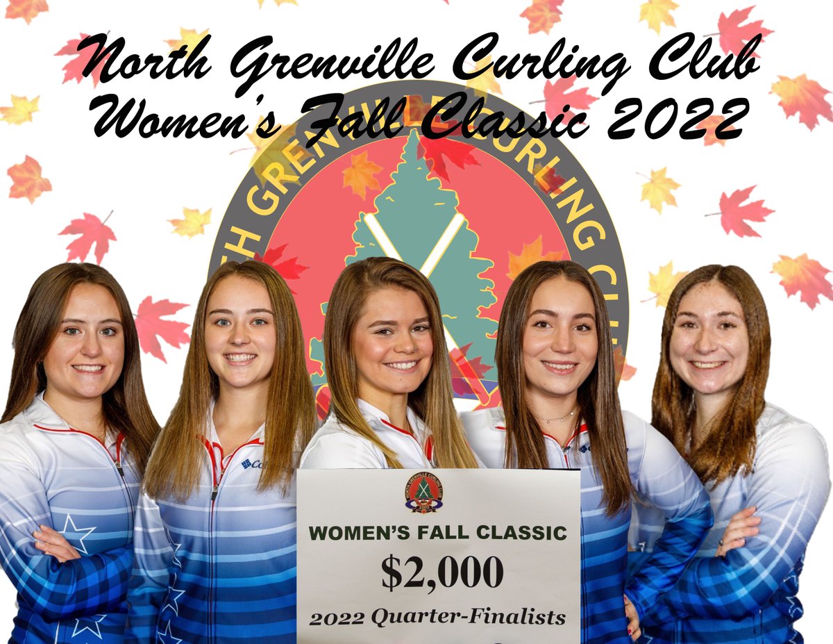 North Grenville C.C. (@ngcurling) on Twitter photo Congratulations to our Quarter-Finalists.
Team Galusha
Team Harrison
Team Mann
Team Strouse
#NGCCFallClassic <a href="/NGCC_Classic/">NGCCFallClassic Curling</a> @ngcurling
@mikemartinpictures
curlingzone.com
@north_grenville Congratulations to our Quarter-Finalists.
Team Galusha
Team Harrison
Team Mann
Team Strouse
#NGCCFallClassic <a href="/NGCC_Classic/">NGCCFallClassic Curling</a> @ngcurling
@mikemartinpictures
curlingzone.com
@north_grenville
