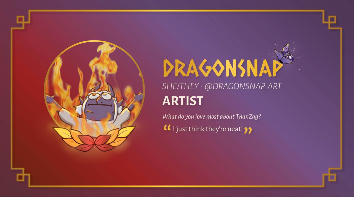 TZServerZine's tweet photo. One more last-minute contributor announcement! @dragonsnap_art has kindly joined us in the ThanZag chaos~ https://t.co/agOYyPkOic